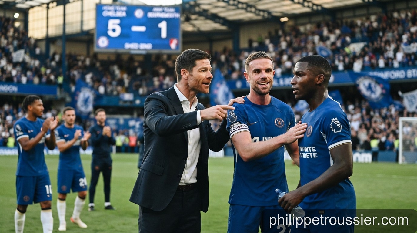 Chelsea 5-1 Bournemouth: Xabi Alonso và sự hồi sinh của hàng công tại Stamford Bridge - 2