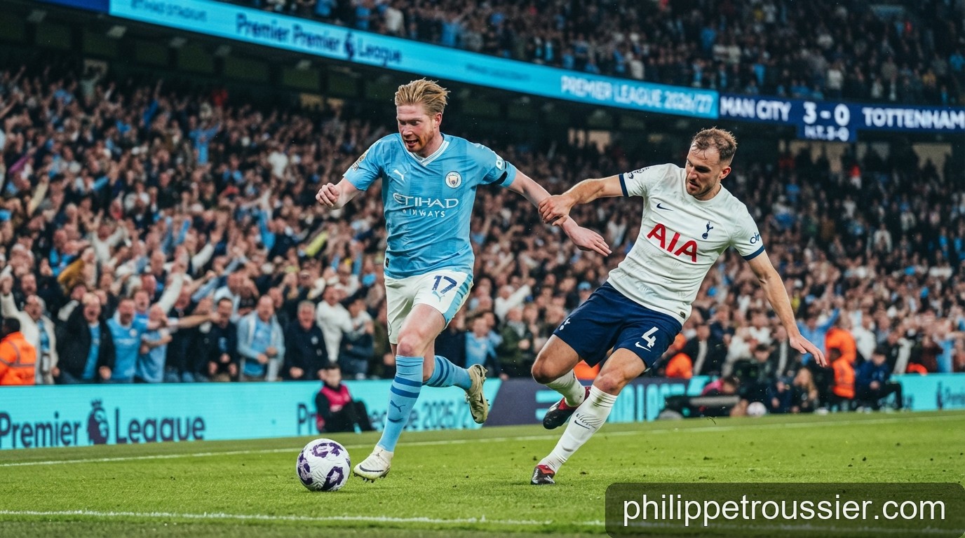 Premier League 2026/27: Man City thăng hoa, Tottenham rơi vào khủng hoảng
